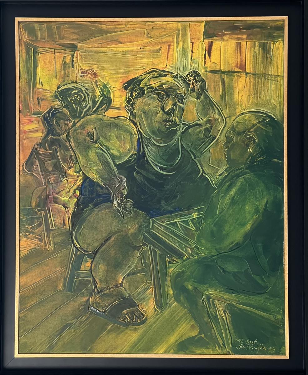 MEHMET GÜLERYÜZ - TUVAL ÜZERİ YAĞLIBOYA
